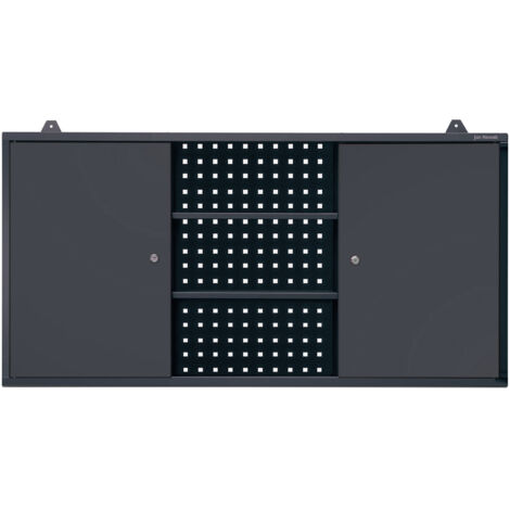Armoire à outils murale BEN, 1200 x 600 x 200 mm, anthracite