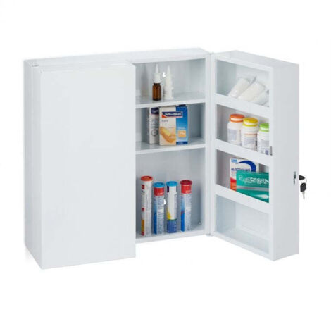 Armoire a pharmacie xxl a 2 portes