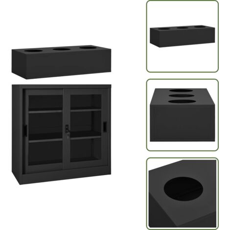 Étagère D’angle 4 Niveaux – Industrielle – Anthracite Et Bois – Neuf