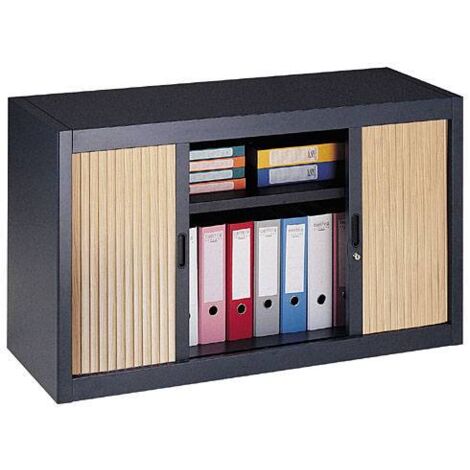 Armoire à rideaux démontables 70 x 120 cm hêtre - Maxiburo