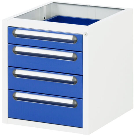 Armoire à tiroirs Rau E-3-4 Table de travail E LxPxH 490x600x545 mm
