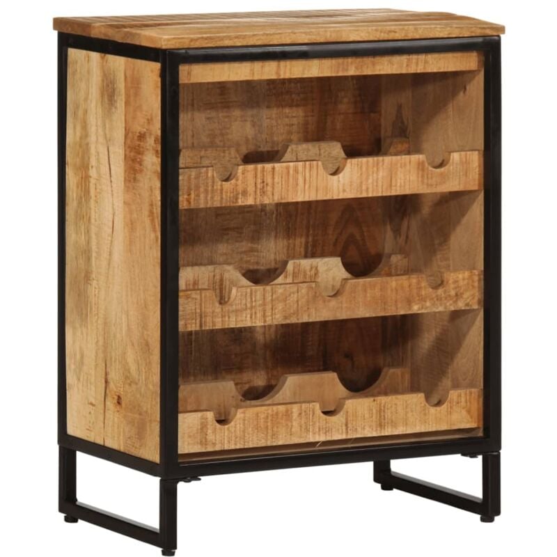 Vidaxl - Casier à vin pour 9 bouteilles bois massif de manguier