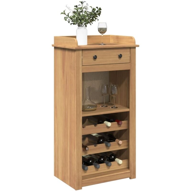 Vidaxl - Armoire à vin Panama 57x40x111,5 cm bois de pin massif