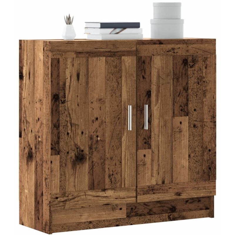 Meuble vieux bois 82,5x30,5x80 cm bois d'ingénierie - Vidaxl