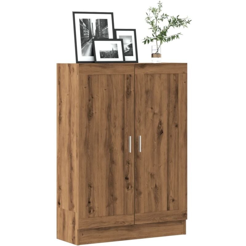 Bibliothèque chêne artisanal 82,5x30,5x115 cm bois d'ingénierie - Vidaxl