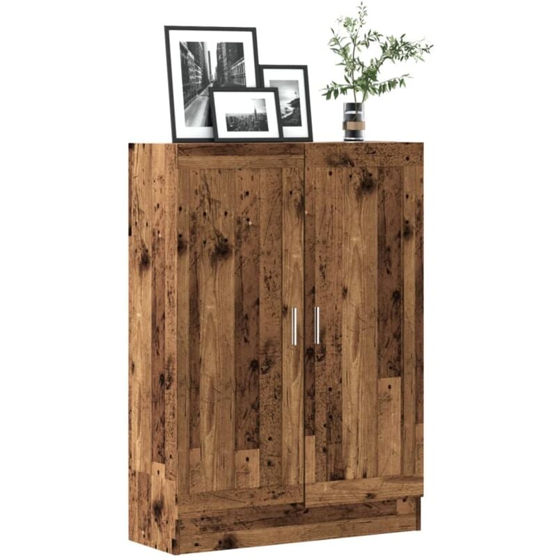 Bibliothèque vieux bois 82,5x30,5x115 cm bois d'ingénierie - Vidaxl