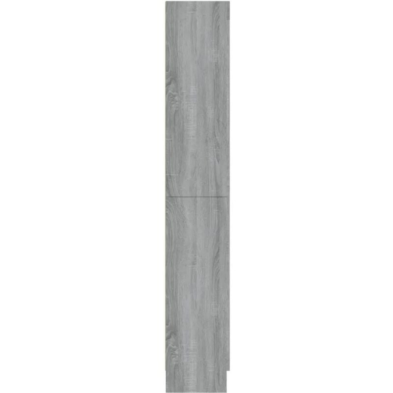 Vidaxl - Armoire à vitrine Sonoma gris 82,5x30,5x185,5cm Bois ingénierie