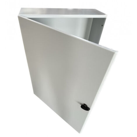 Armoire acier 1000x800x300mm ATEX grise Ral 7035 avec porte pleine et serrure IK10 IP66 Spacial S3DEX SCHNEIDER NSYS3DEX10830