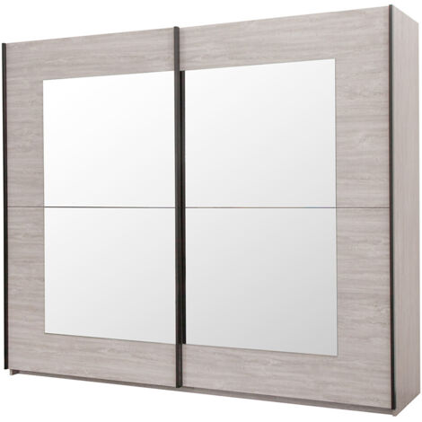Armoire adulte contemporaine chêne clair Angelot