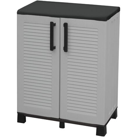 Armoire avec étagère réglable 90x68x37 cms. - Grey