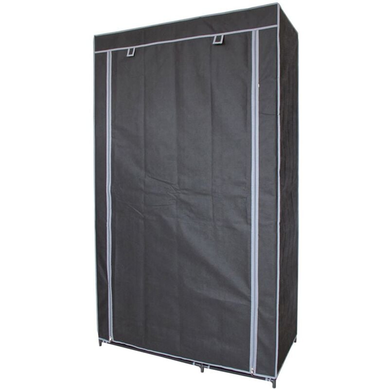 Urban Living - Armoire avec housse en tissu - 100 x h. 170 cm