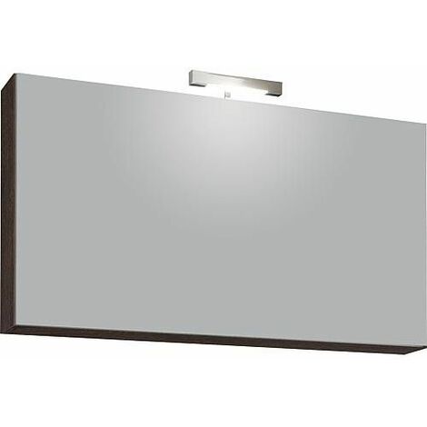 Armoire avec miroir eclairage halogène 60 Watts, 1 porte à trappe 950x500x188mm