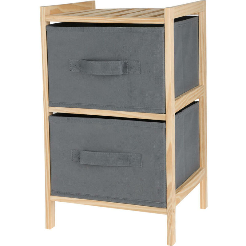 Armoire avec tiroirs en matériau