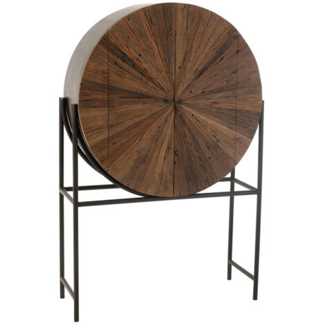 Armoire Bar en Bois "Shanil" 160cm Marron