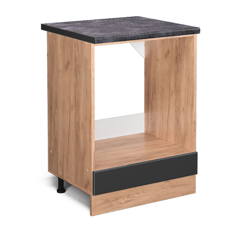 Meuble pour four R-Line, Anthracite Haute brillance, 60 cm, pt Anthracite Vicco