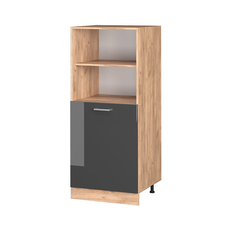 Vicco - Meuble pour four R-Line, Anthracite Haute brillance, 60 cm