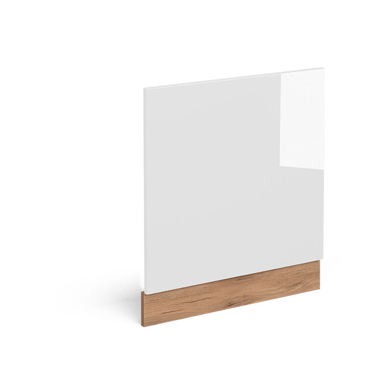Vicco - Façade R-Line, Blanc Haute brillance, 60 cm sans plan de travail