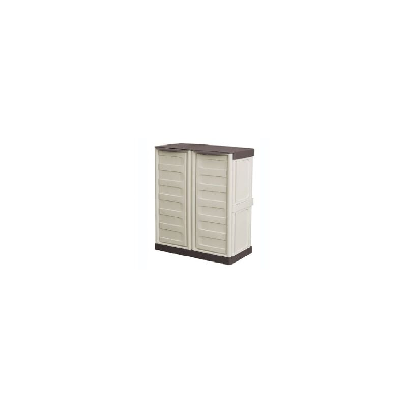 Art Plast armoire basse space line en polypropyle'ne avec e'tage're interne cm70x39x85 pour l'exte'rieur