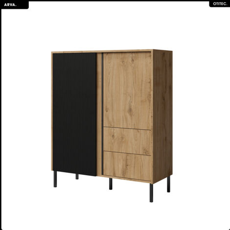 Armoire basse - L.100 x H.122 x P.41 - ARVA