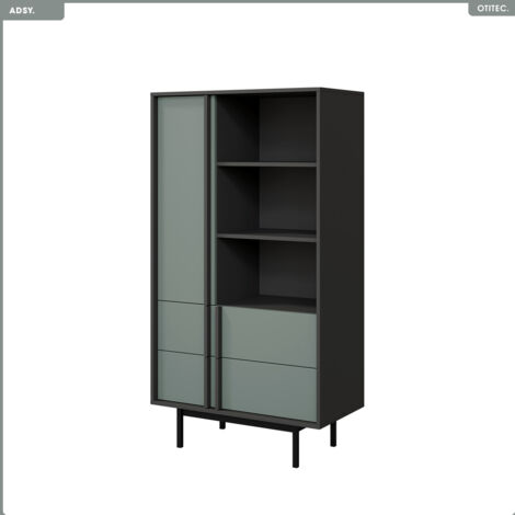 Armoire basse - L.83 x H.155 x P.43 - ADSY