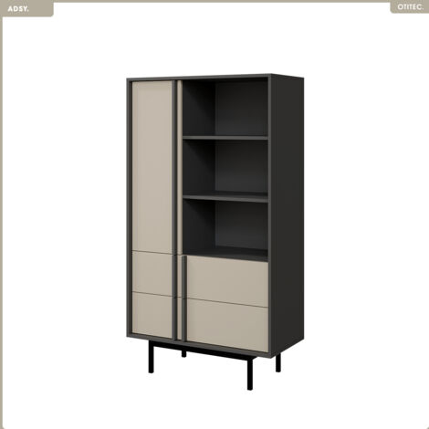 Armoire basse - L.83 x H.155 x P.43 - ADSY