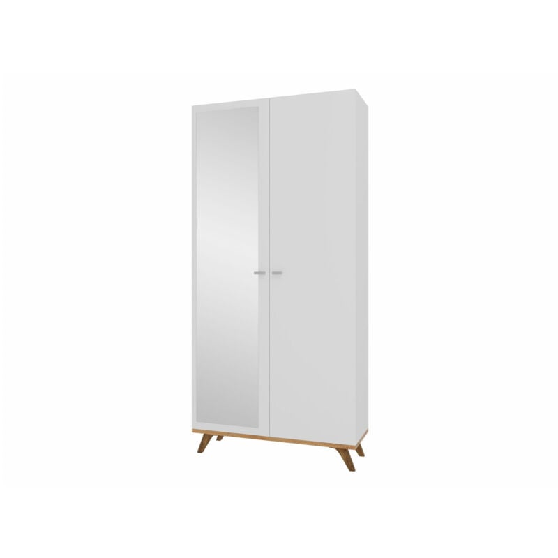 Mobilier1 - Armoire Levtena 103 , 190x90x35cm, Portes d'armoire: Avec des charnières, Nombre d'étagères: 0