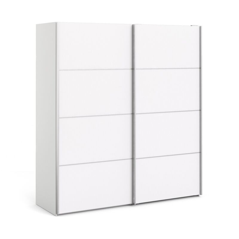 Armoire blanche Verona avec portes coulissantes CM.182
