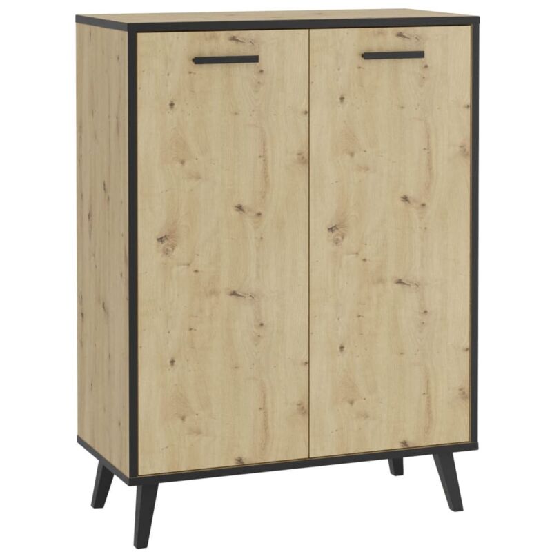FMD - Armoire à chaussures avec 5 compartiments 68,5x33x93,5 cm
