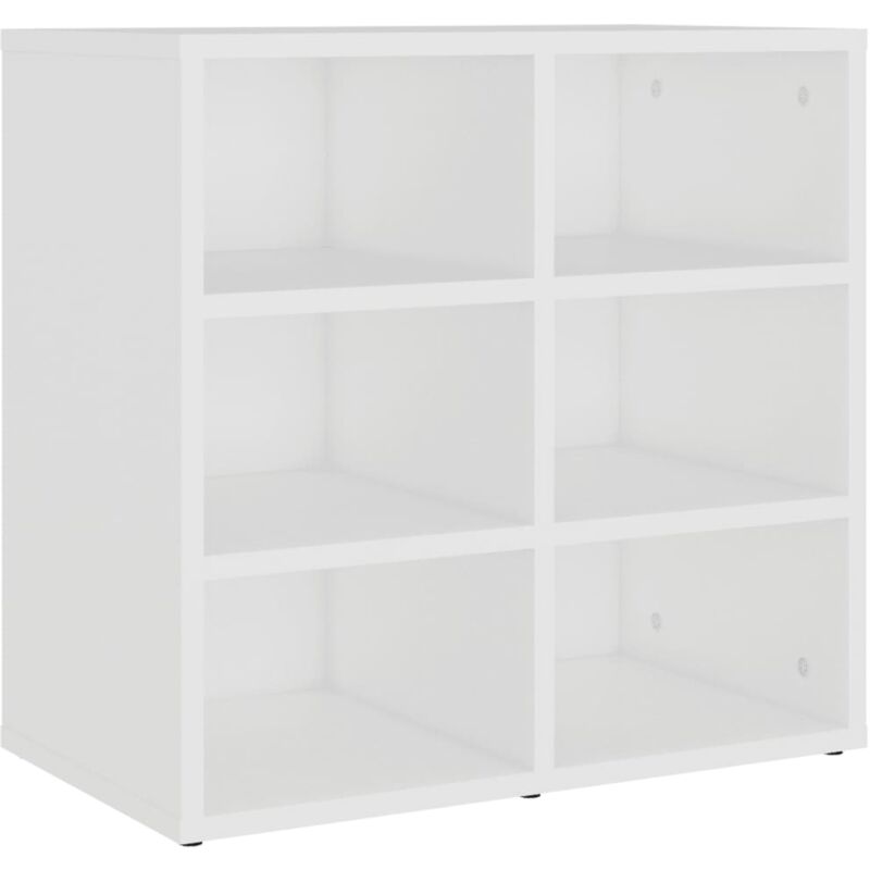 Vidaxl - Armoire à chaussures Blanc 52,5x30x50 cm