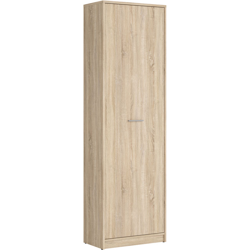 Petits-meubles - Armoire colonne 1 porte Ewen Bois