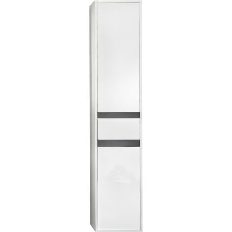 Armoire colonne Sol  35 x 31 x 172 cm  Blanc mélaminé