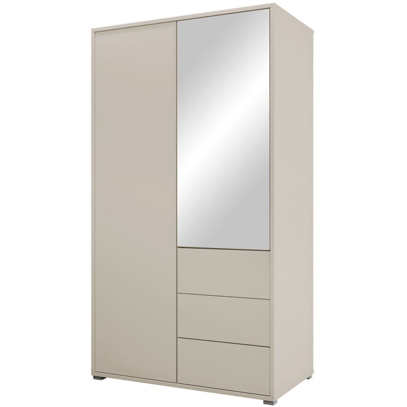 Mobilier1 - Armoire Comfivo Fersoe 112, Cachemire, 178x100x59cm, Portes d'armoire: Avec des charnières, Nombre d'étagères: 0