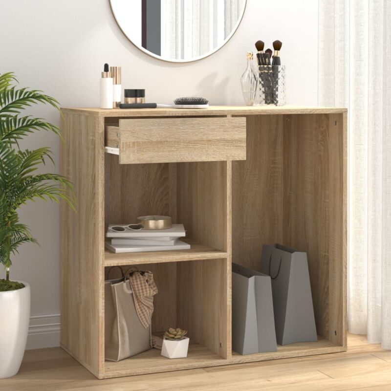 Vidaxl - Armoire cosmétique Chêne sonoma 80x40x75 cm Bois d'ingénierie