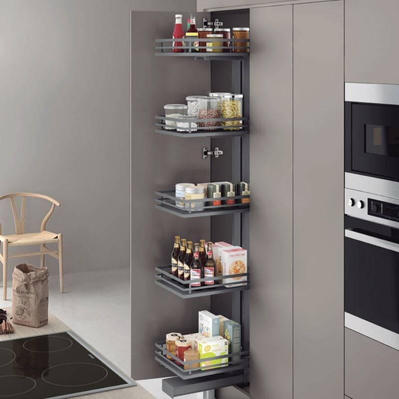 Plat) Colonne de garde-manger Titan M60 Anthracite 49041007