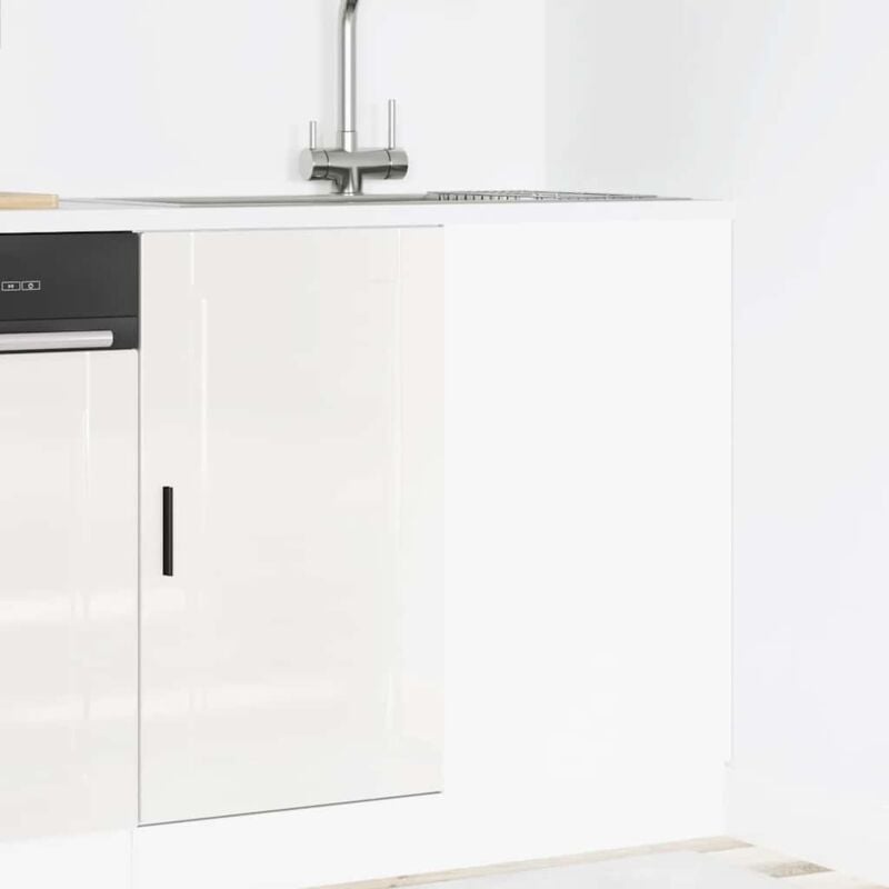 Vidaxl - Armoire de cuisine Porto blanc brillant bois ingénierie