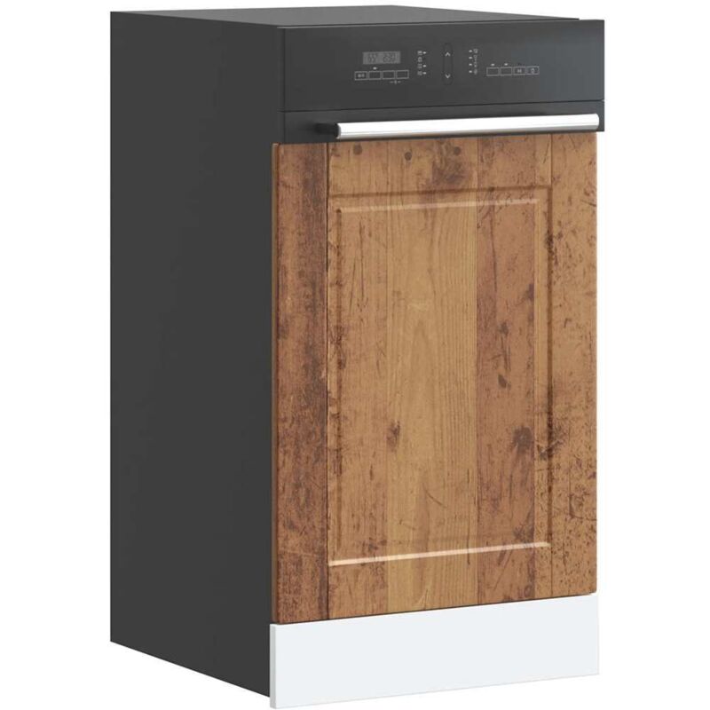 Panneau de lave-vaisselle Porto vieux bois 45x1,5x67 cm Vidaxl