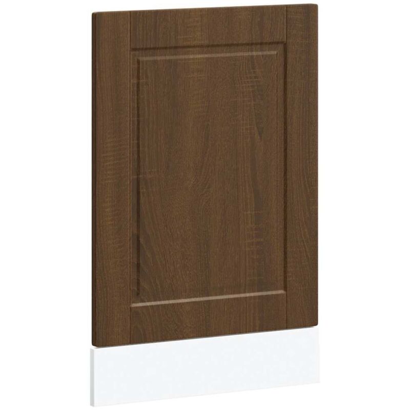 Panneau de lave-vaisselle Porto chêne marron 45x1,5x67 cm Vidaxl