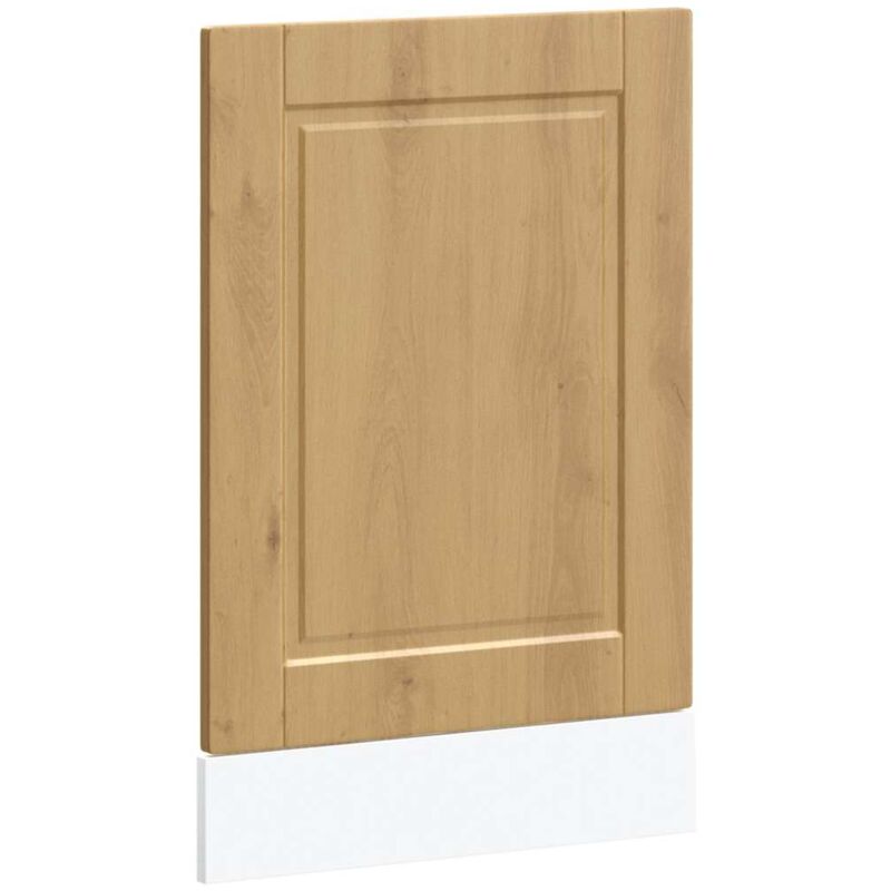 Panneau de lave-vaisselle Porto chêne artisanal 45x1,5x67 cm Vidaxl