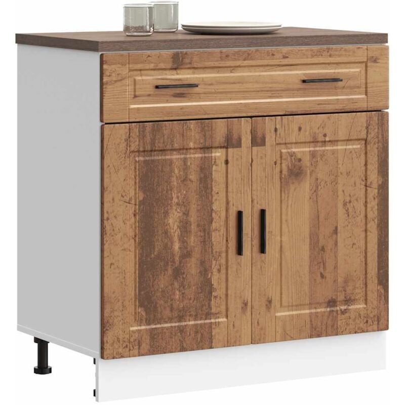 Vidaxl - Armoire de cuisine Porto vieux bois bois d'ingénierie