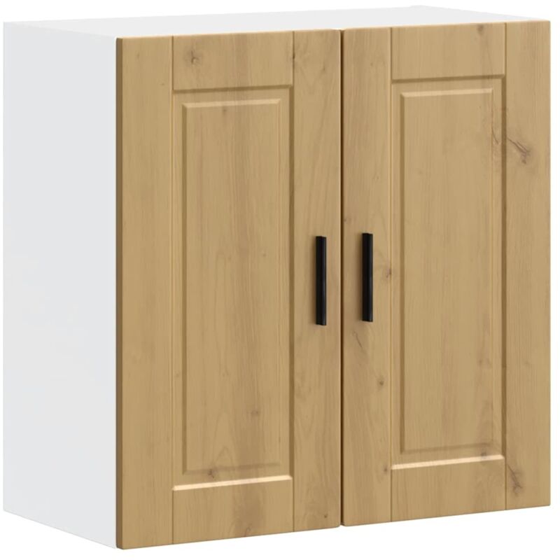 Armoire murale de cuisine Porto chêne artisanal bois ingénierie Vidaxl