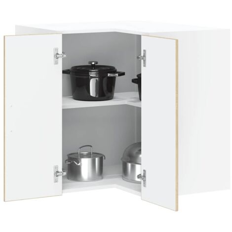 Armoire d'angle murale de cuisine-Meuble de cuisine murale-Armoire suspendue de rangement  Lucca chêne sonoma 494695