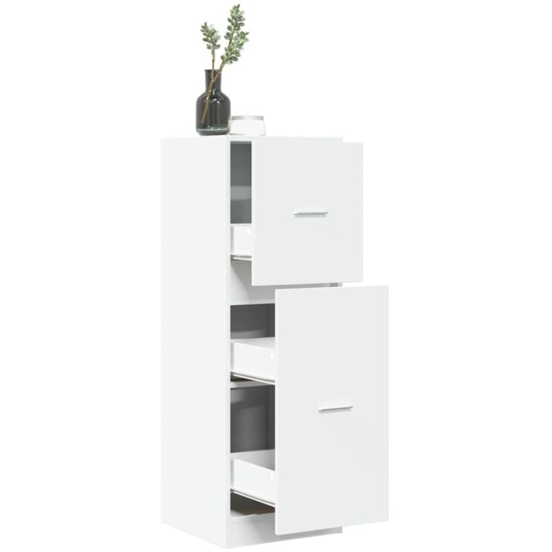 Vidaxl - Armoire d'apothicaire blanc 40x41x118 cm bois d'ingénierie
