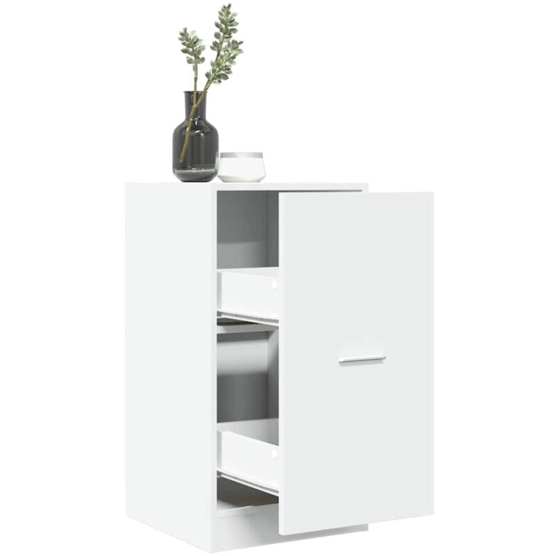 Vidaxl - Armoire d'apothicaire blanc 40x41x77,5 cm bois d'ingénierie
