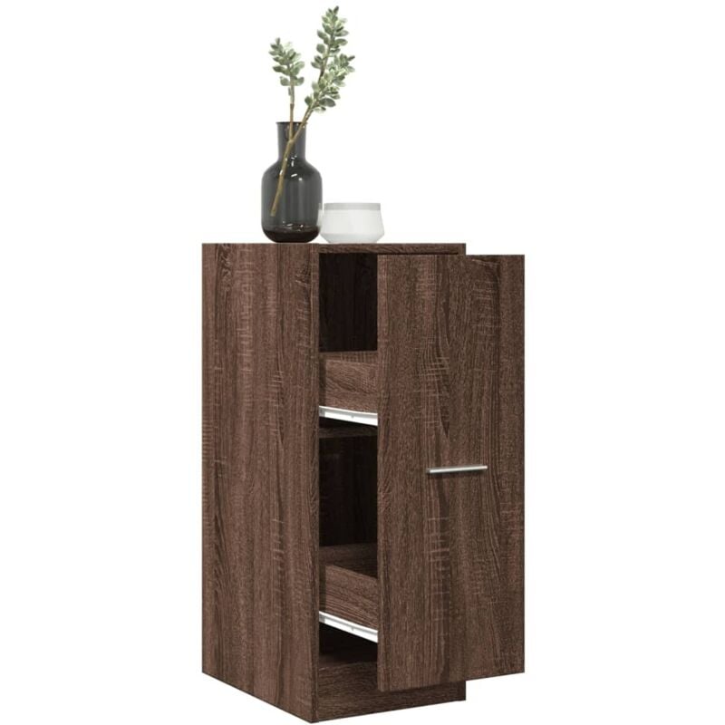 vidaXL Armoire apothicaire chêne marron 30x41x77,5cm bois d'ingénierie