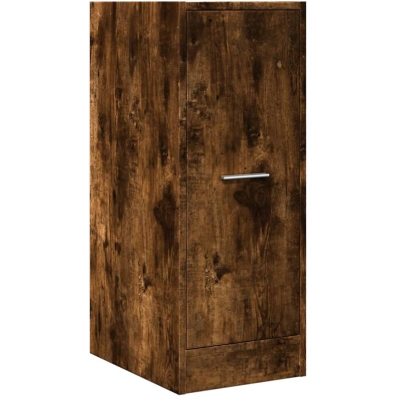 Armoire d'apothicaire chêne fumé 30x41x77,5cm bois d'ingénierie Vidaxl