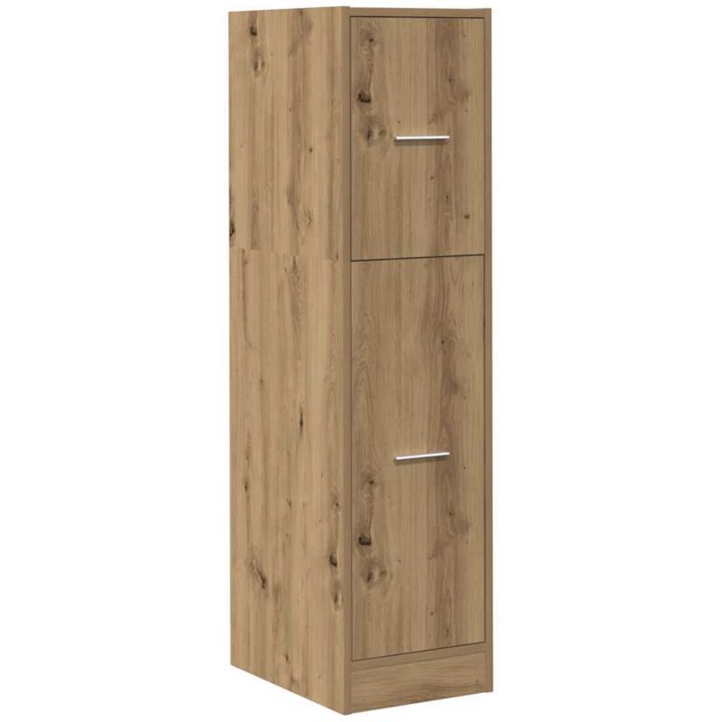 Vidaxl - Armoire d'apothicaire chêne artisanal bois d'ingénierie