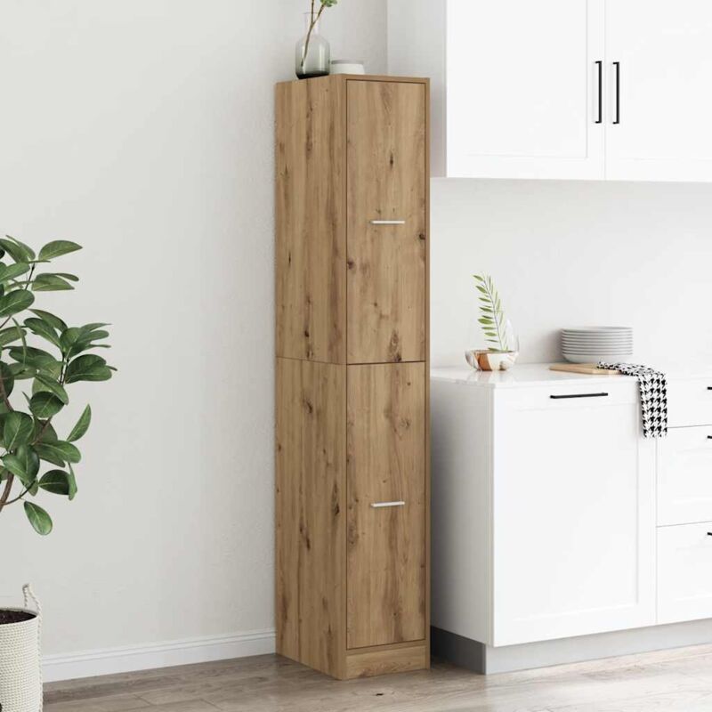 vidaXL Armoire d'apothicaire chêne artisanal bois d'ingénierie