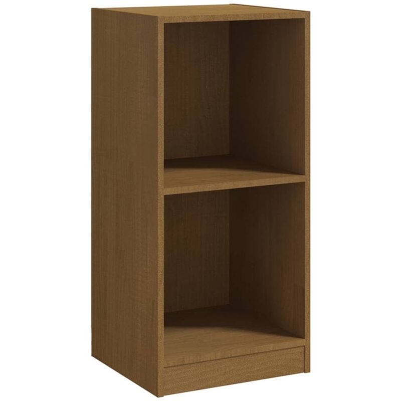 Armoire d'appoint Marron miel 35,5x33,5x76cm Bois de pin massif