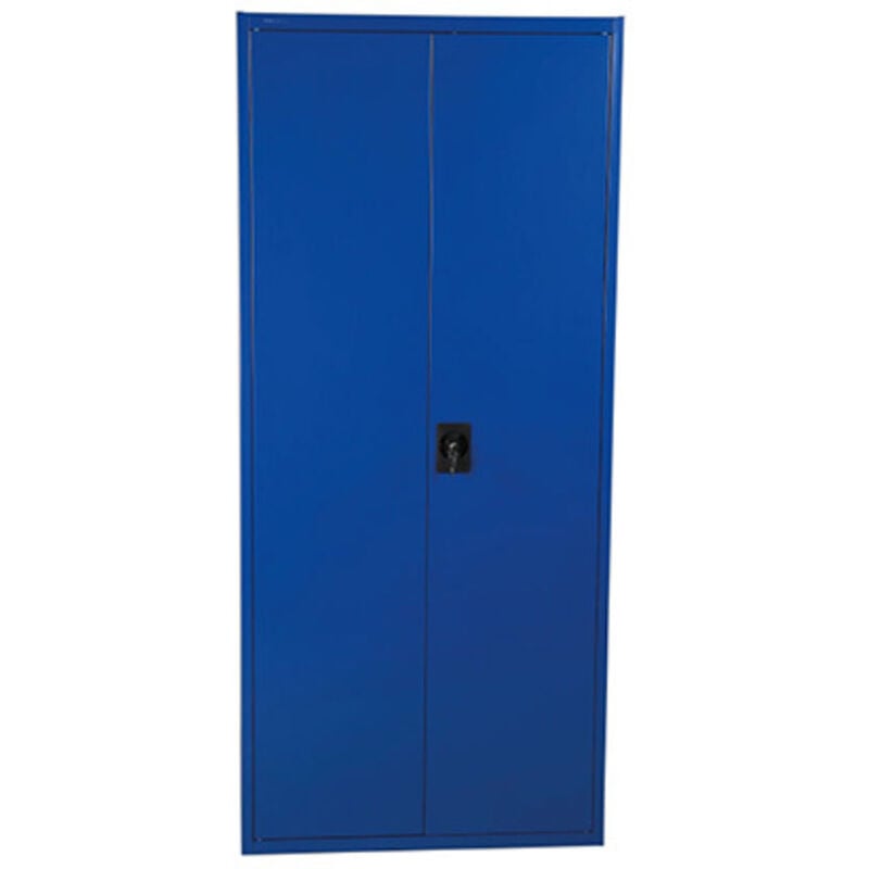 Armoire de rangement pour ateliers et garages - 4 étagères - Bleu RAL 5010 - 4010071010