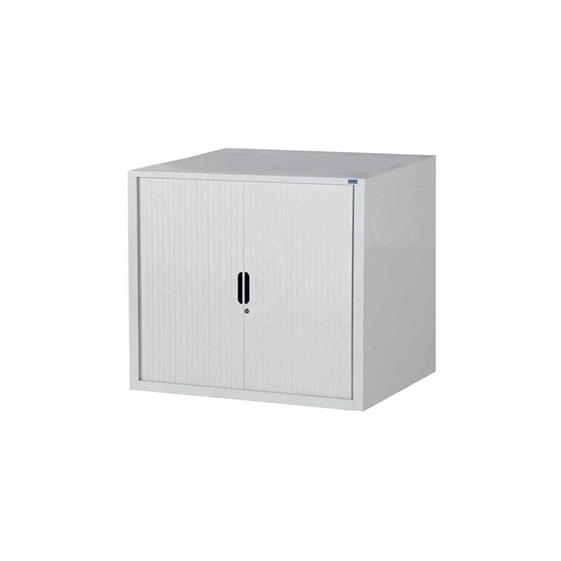 Armoire d'atelier portes rideaux - 2 étagères - Dim 1200x665x1000mm - W030060004